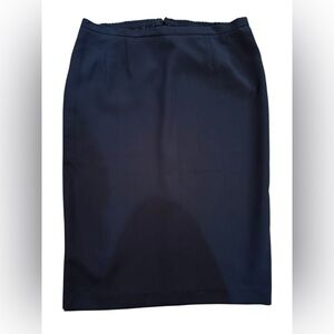 Women’s Karin Stevens Classic Navy Pencil Skirt EUC Size 18